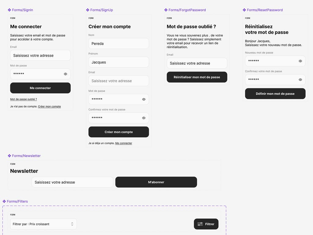 Design de composants
